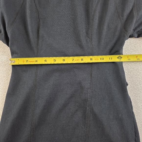 Free People Beach Open Back Mini Dress Black Knit Wmn's XS - Picture 5 of 10